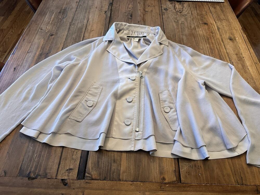 Daughters Of Liberation Anthropologie Lightweight Jacket Military Size Large